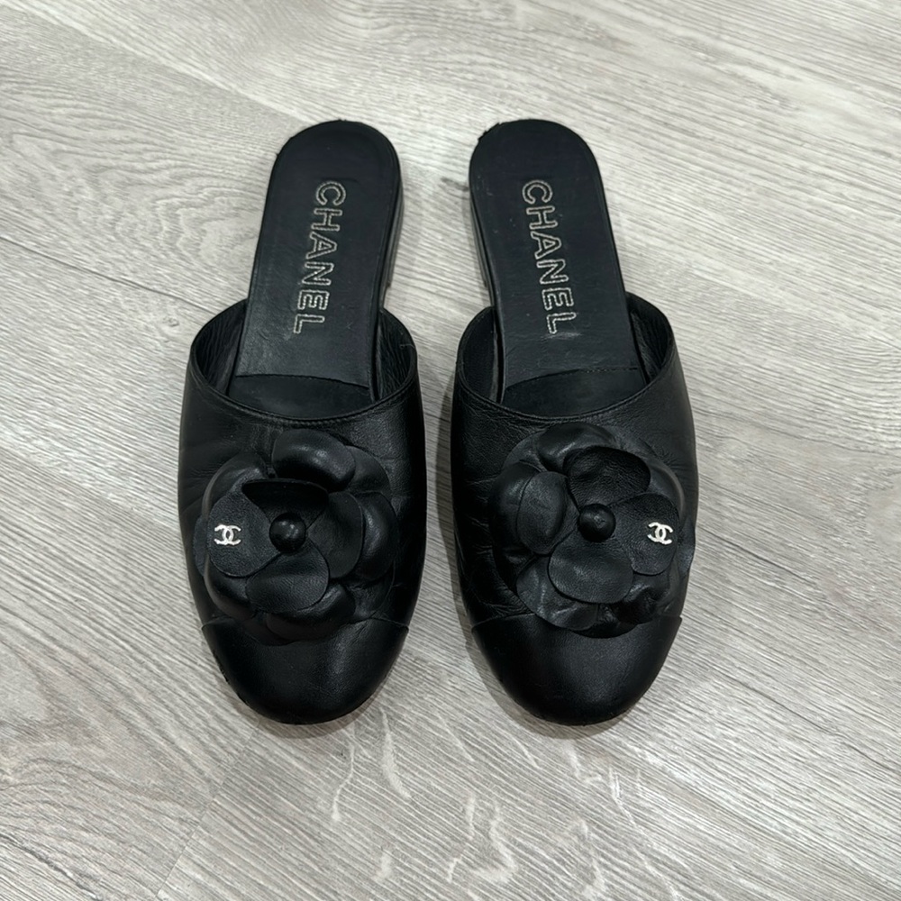 Chanel Shoes | Chanel Flower Flats